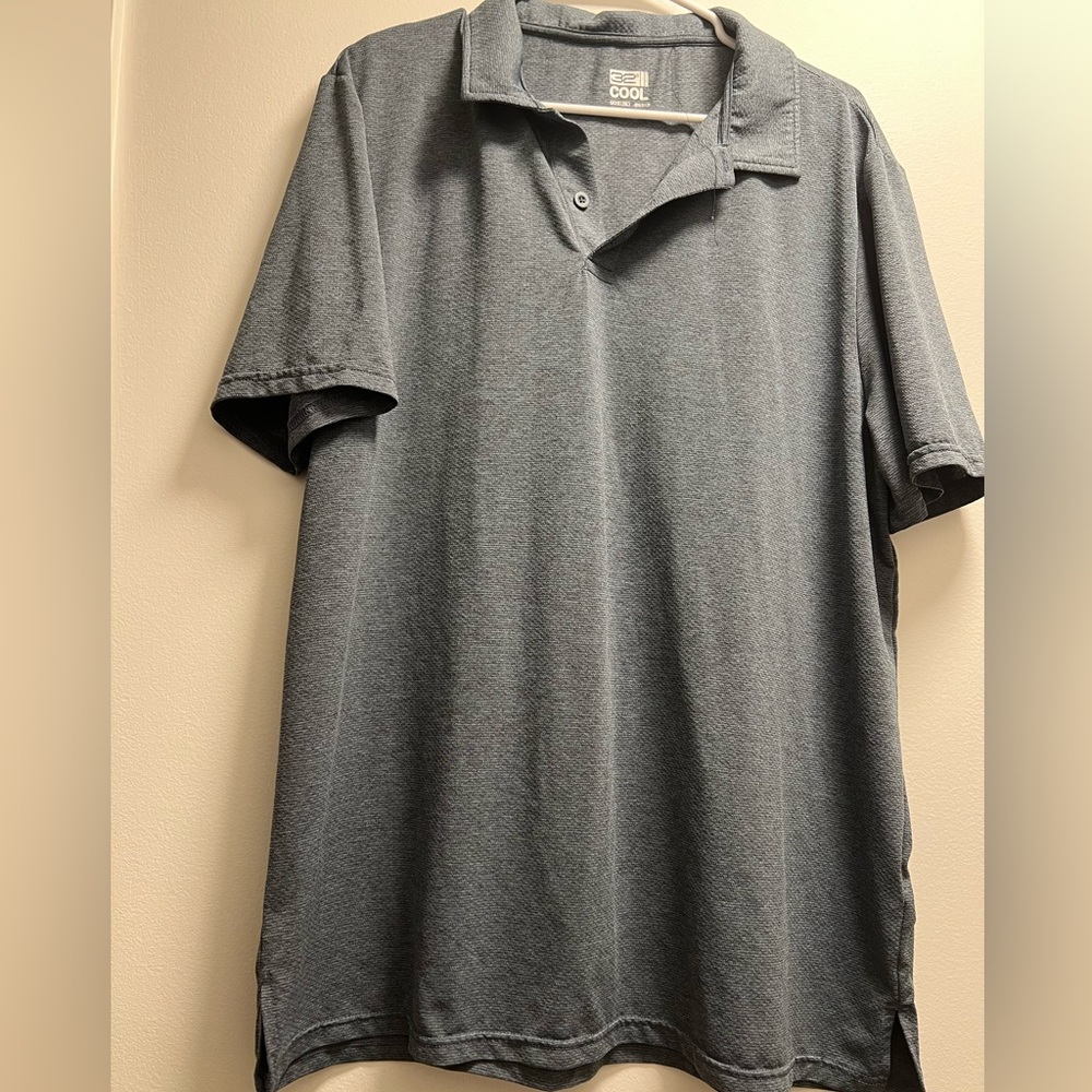 Gray men’s polo by 32 Cool size xxl